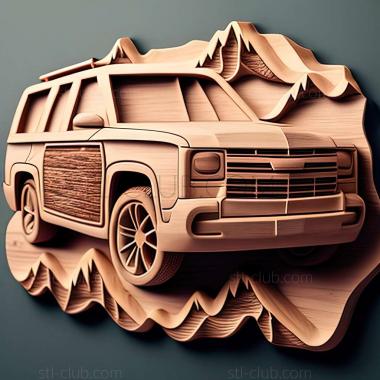 3D мадэль Chevrolet Suburban (STL)